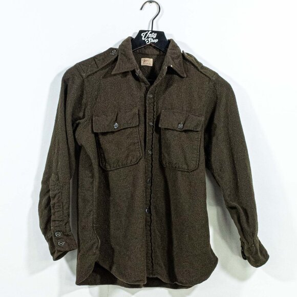 Jayson Brand Military Shirt Small VTG 40s 50s - Picture 1 of 14